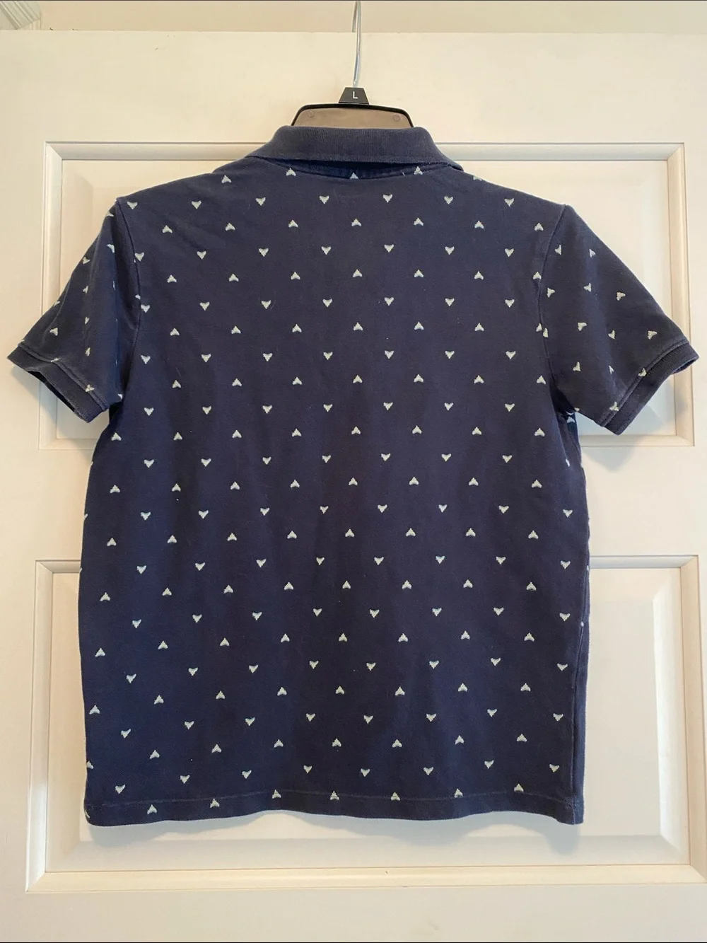 Old Navy subtle Sharktooth print polo